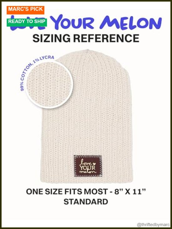 Unisex Cotton Knit Beanie, Lightweight, Breathable, Winter Hat main image 4